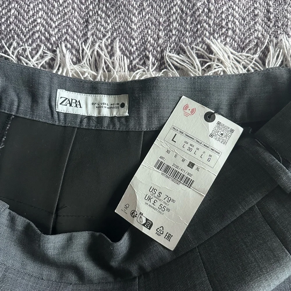 Zara Charcoal Mini Skirt - Picture 3 of 3